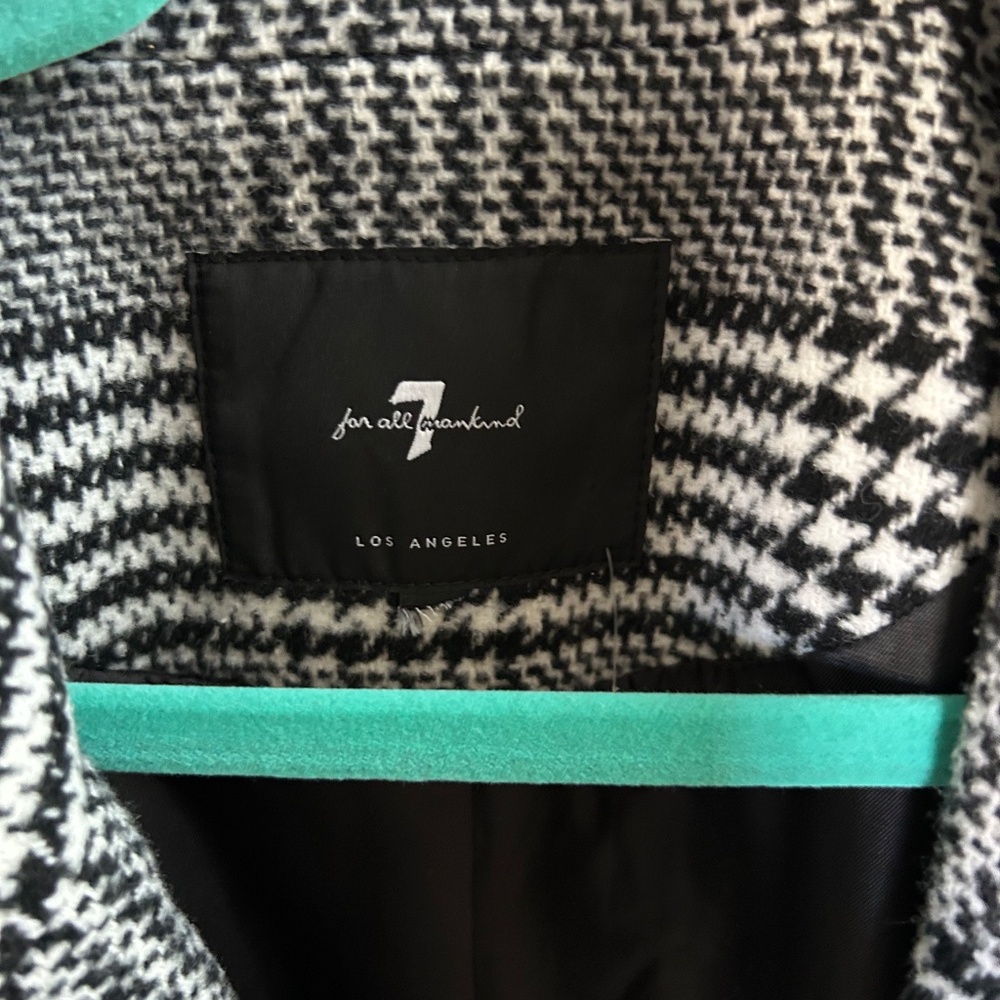 NEW 7FAM houndstooth blazer M/L - Picture 3 of 10